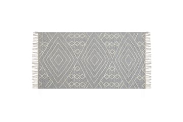 Khenifra Bomullsteppe 80x150 cm - Grå - Tekstiler & tepper - Teppe & matte - Moderne matte - Bomullsmatter