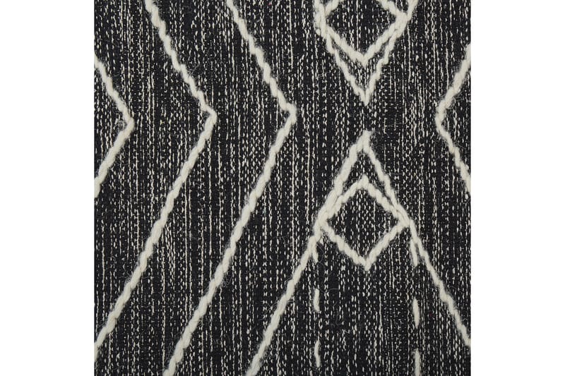 Khenifra Bomullsteppe 80x150 cm - Svart/hvit - Tekstiler & tepper - Teppe & matte - Moderne matte - Bomullsmatter