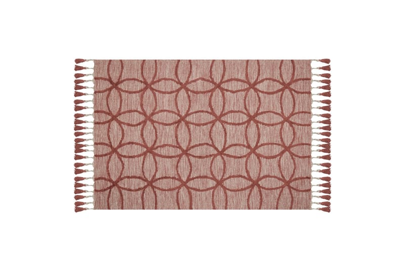 Kirsehir Bomullsteppe 140x200 cm, Rød