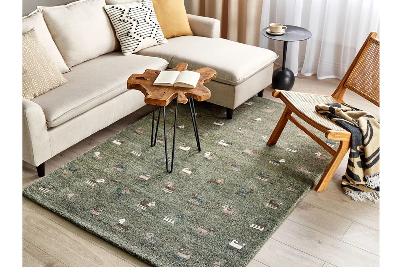 Kizarli Ryeteppe 140x200 cm, Grønn