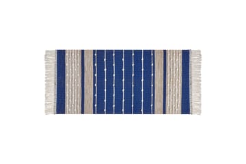 Kondhali Ryeteppe 80x150 cm - Blå - Tekstiler & tepper - Teppe & matte - Moderne matte - Ryetepper