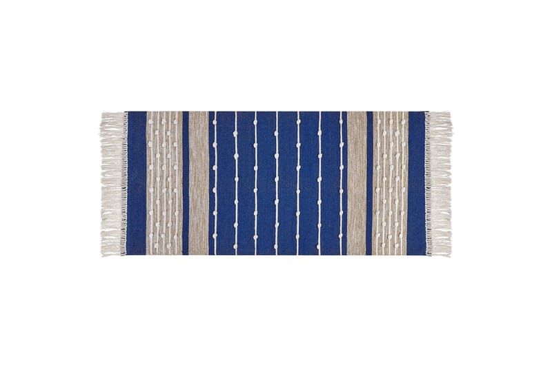Kondhali Ryeteppe 80x150 cm, Blå