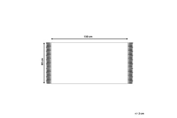 Kondhali Ryeteppe 80x150 cm - Blå - Tekstiler & tepper - Teppe & matte - Moderne matte - Ryetepper