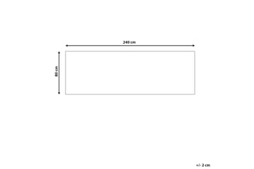 Kottar Ryeteppe 80x240 cm - Grå - Tekstiler & tepper - Teppe & matte - Moderne matte - Gangmatter