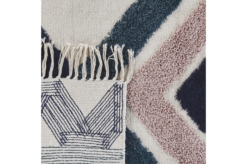 Kozlu Ryeteppe 140x200 cm - Blå - Tekstiler & tepper - Teppe & matte - Moderne matte - Ryetepper