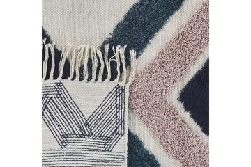 Kozlu Ryeteppe 80x150 cm - Blå - Tekstiler & tepper - Teppe & matte - Moderne matte - Bomullsmatter