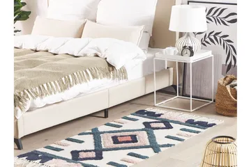 Kozlu Ryeteppe 80x150 cm - Blå - Tekstiler & tepper - Teppe & matte - Moderne matte - Bomullsmatter