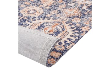 Kurin Bomullsteppe 140x200 cm - Blå - Tekstiler & tepper - Teppe & matte - Moderne matte - Gangmatter