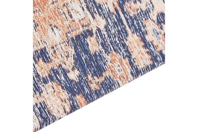 Kurin Bomullsteppe 140x200 cm - Blå - Tekstiler & tepper - Teppe & matte - Moderne matte - Gangmatter