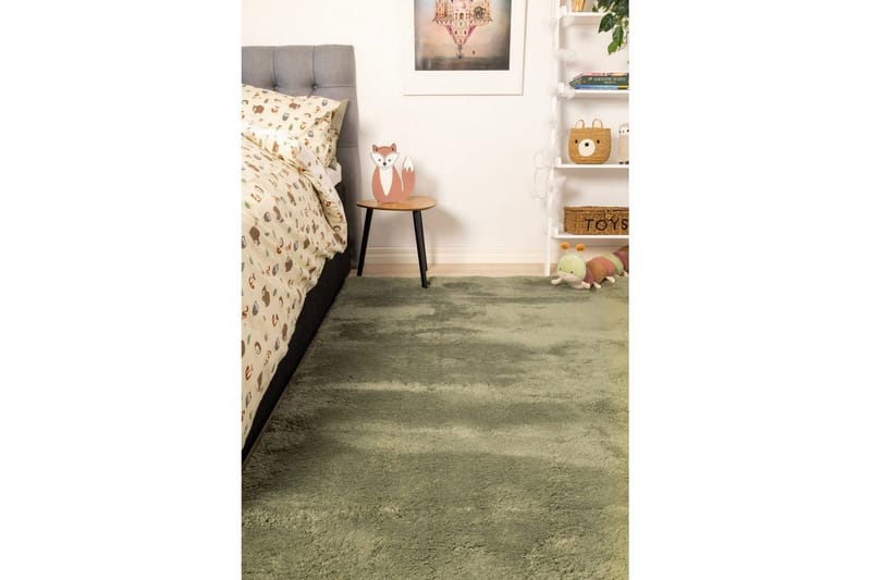 Langhåret teppe Royal Deluxe - 140x200 cm, Grønn - Tekstiler & tepper - Teppe & matte - Moderne matte - Ryetepper