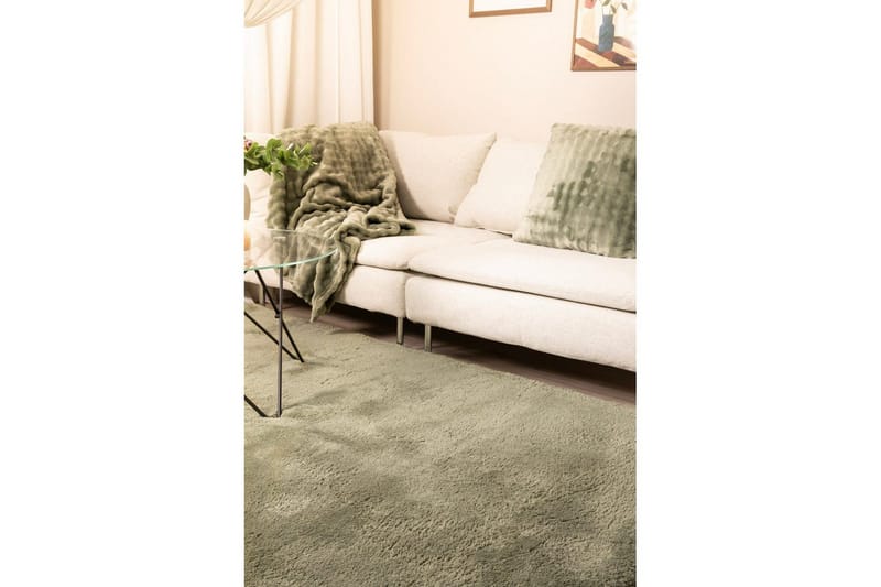 Langhåret teppe Royal Deluxe - 140x200 cm, Grønn - Tekstiler & tepper - Teppe & matte - Moderne matte - Ryetepper