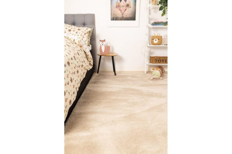 Langhåret teppe Royal Deluxe - 140x200 cm, Greige - Tekstiler & tepper - Teppe & matte - Moderne matte - Ryetepper