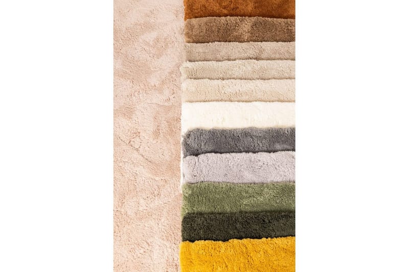 Langhåret teppe Royal Deluxe - 140x200 cm, Gul - Tekstiler & tepper - Teppe & matte - Moderne matte - Ryetepper