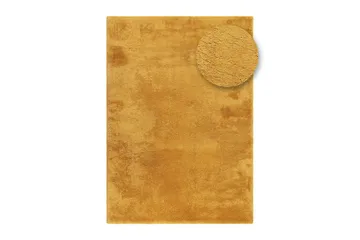 Langhåret teppe Royal Deluxe - 140x200 cm, Gul - Tekstiler & tepper - Teppe & matte - Moderne matte - Ryetepper