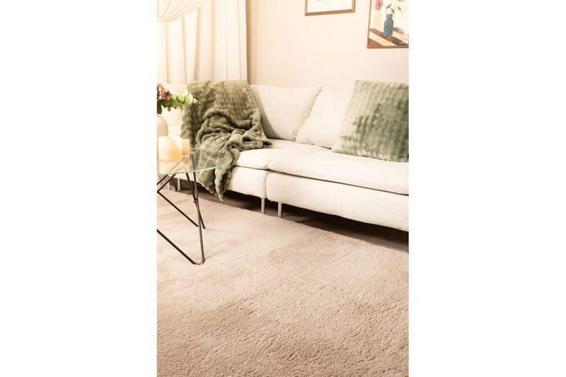 Langhåret teppe Royal Deluxe - 140x200 cm, Lin - Tekstiler & tepper - Teppe & matte - Moderne matte - Ryetepper