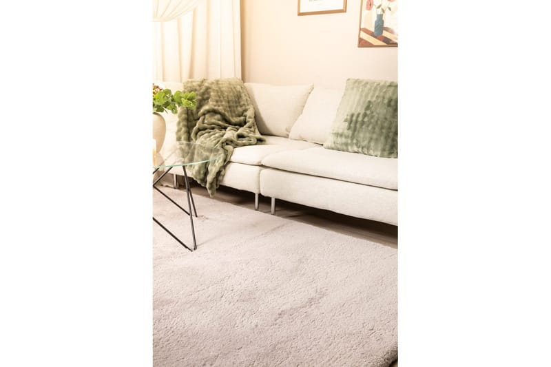 Langhåret teppe Royal Deluxe - 140x200 cm, Sølv - Tekstiler & tepper - Teppe & matte - Moderne matte - Ryetepper