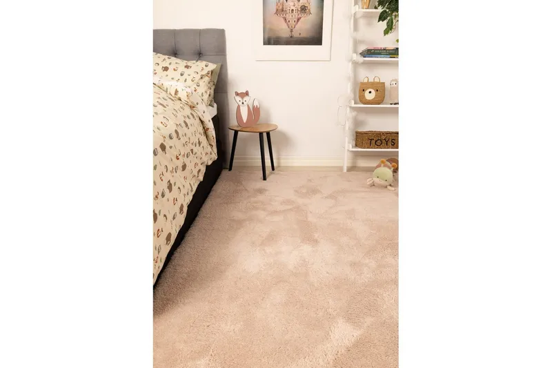 Langhåret teppe Royal Deluxe - 140x200 cm, Støvrosa - Tekstiler & tepper - Teppe & matte - Moderne matte - Ryetepper