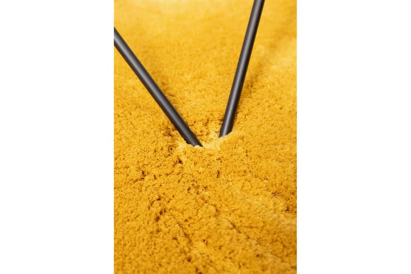 Langhåret teppe Royal Deluxe - 160x230 cm, Gul - Tekstiler & tepper - Teppe & matte - Moderne matte - Ryetepper