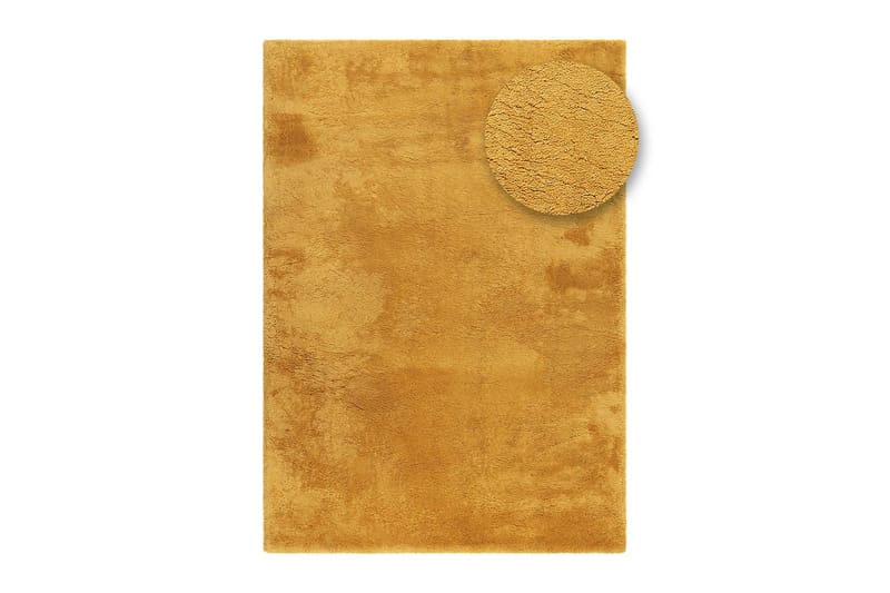 Langhåret teppe Royal Deluxe - 160x230 cm, Gul - Tekstiler & tepper - Teppe & matte - Moderne matte - Ryetepper