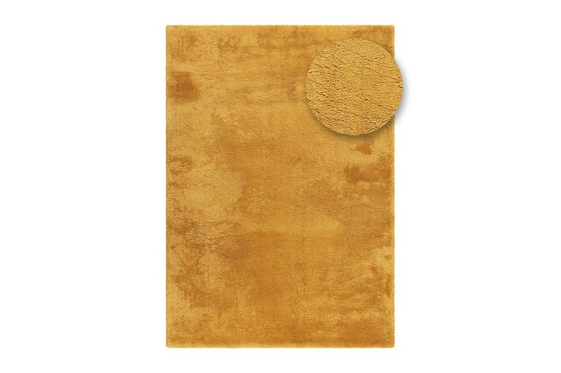 Langhåret teppe Royal Deluxe - 160x230 cm, Gul - Tekstiler & tepper - Teppe & matte - Moderne matte - Ryetepper