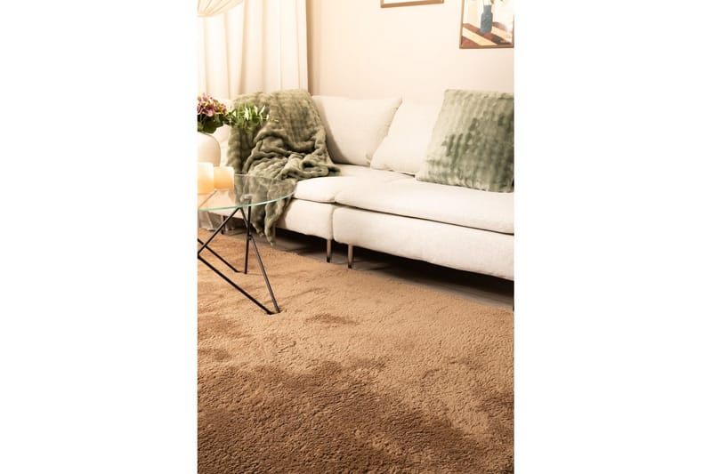 Langhåret teppe Royal Deluxe - 230x330 cm, Mokka - Tekstiler & tepper - Teppe & matte - Moderne matte - Ryetepper