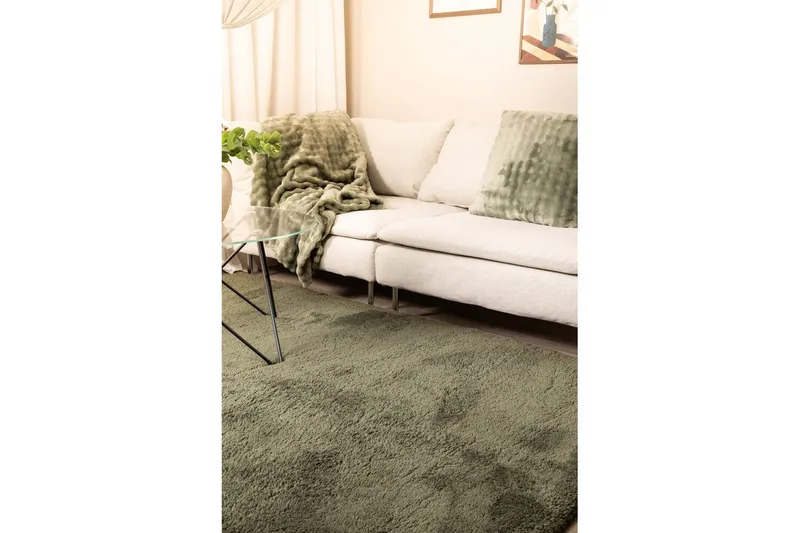 Langhåret teppe Royal Deluxe - 230x330 cm, Smaragdgrønn - Tekstiler & tepper - Teppe & matte - Moderne matte - Ryetepper