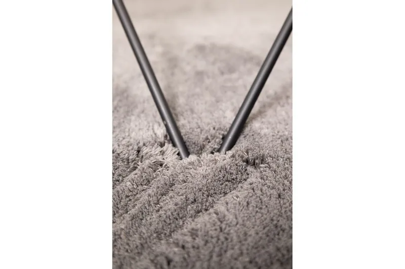 Langhåret teppe Royal Deluxe - 60x120 cm, Grå - Tekstiler & tepper - Teppe & matte - Moderne matte - Ryetepper
