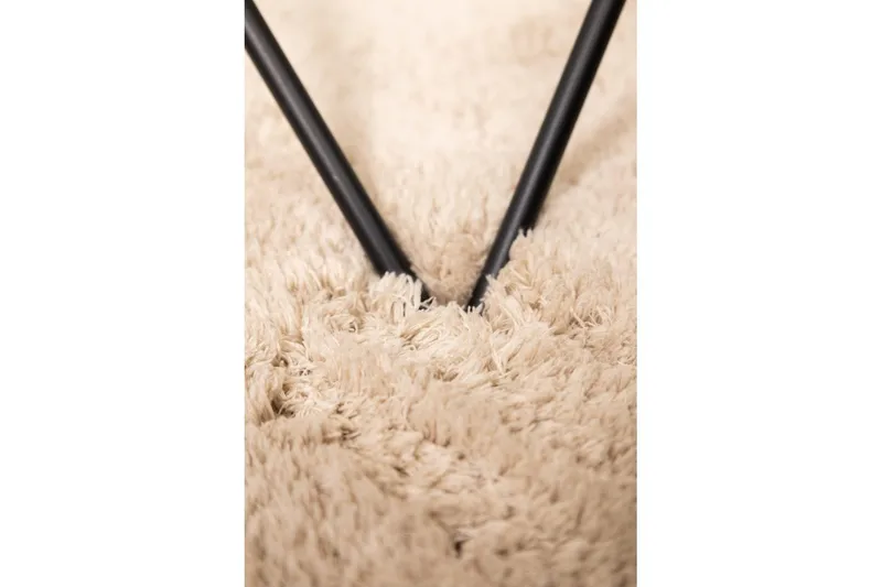 Langhåret teppe Royal Deluxe - 80x180 cm, Greige - Tekstiler & tepper - Teppe & matte - Moderne matte - Ryetepper