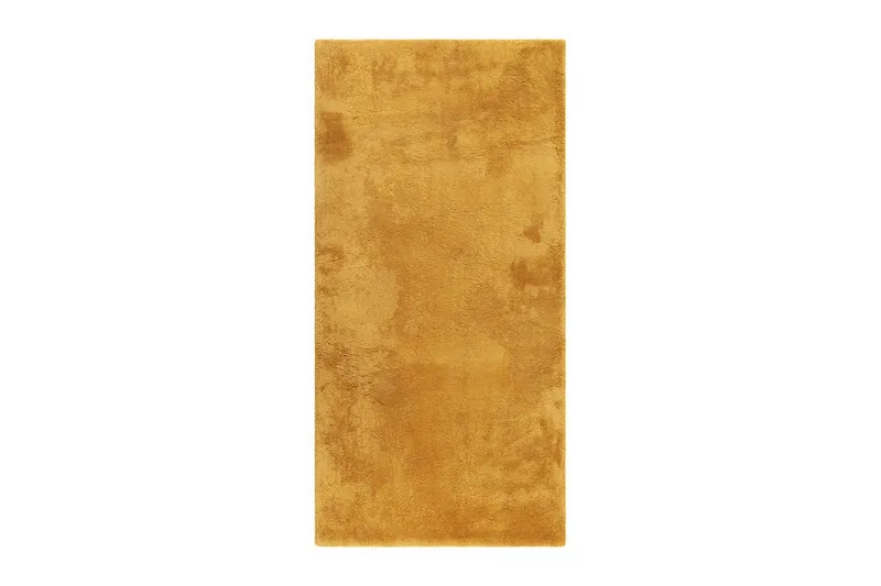 Langhåret teppe Royal Deluxe, 80x180 cm, Gul