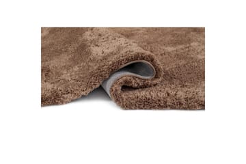 Langhåret teppe Royal Deluxe Rund - 120x120 cm, Mokka - Tekstiler & tepper - Teppe & matte - Moderne matte - Ryetepper