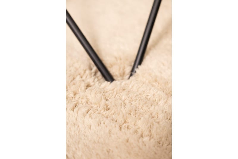 Langhåret teppe Royal Deluxe Rund - 120x120 cm, Natur - Tekstiler & tepper - Teppe & matte - Moderne matte - Ryetepper