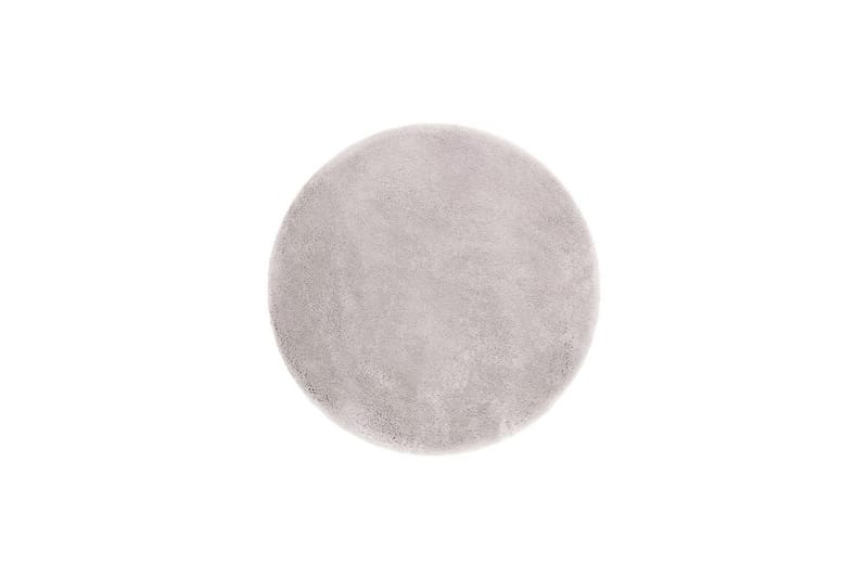 Langhåret teppe Royal Deluxe Rund, 120x120 cm, Sølv