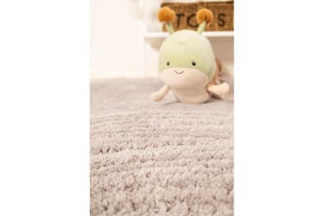 Langhåret teppe Royal Deluxe Rund - 120x120 cm, Sølv - Tekstiler & tepper - Teppe & matte - Moderne matte - Ryetepper