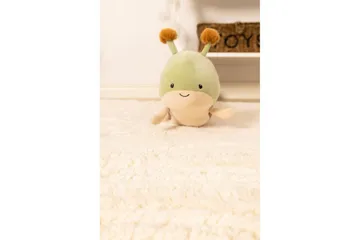 Langhåret teppe Royal Deluxe Rund - 160x160 cm, Krem - Tekstiler & tepper - Teppe & matte - Moderne matte - Ryetepper