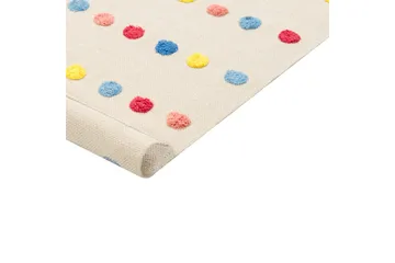 Leles Bomullsteppe 80x150 cm - Beige - Tekstiler & tepper - Teppe & matte - Moderne matte - Bomullsmatter