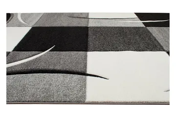 London Patch Friezematte 200x290 - Svart - Tekstiler & tepper - Teppe & matte - Moderne matte - Wiltontepper