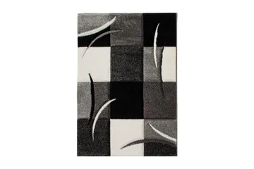 London Patch Friezematte 200x290 - Svart - Tekstiler & tepper - Teppe & matte - Moderne matte - Wiltontepper