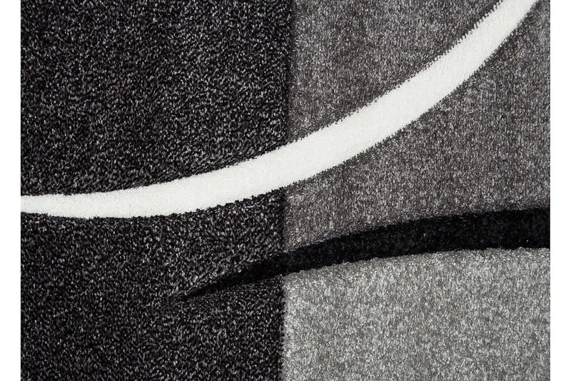 London Patch Friezematte 200x290 - Svart - Tekstiler & tepper - Teppe & matte - Moderne matte - Wiltontepper