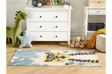 Luas Bomullsteppe 80x150 cm - Beige - Tekstiler & tepper - Teppe & matte - Moderne matte - Bomullsmatter