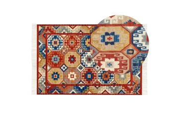 Lusarat Ullteppe 200x300 cm - Rød - Tekstiler & tepper - Teppe & matte - Moderne matte - Ullteppe