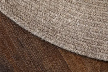 Lya Ullteppe Ø160 cm Rund - Lin - Tekstiler & tepper - Teppe & matte - Moderne matte - Ullteppe