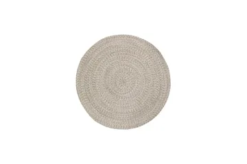 Lya Ullteppe Ø200 cm Rund - Beige - Tekstiler & tepper - Teppe & matte - Moderne matte - Ullteppe
