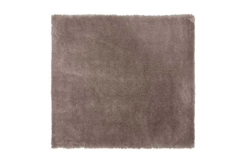 Lyme Matte Lång Lugg 200x200 cm, Lysebrun