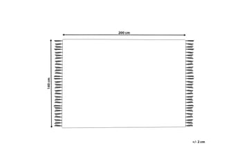 Manavgat Ryeteppe 140x200 cm - Beige - Tekstiler & tepper - Teppe & matte - Moderne matte - Gangmatter