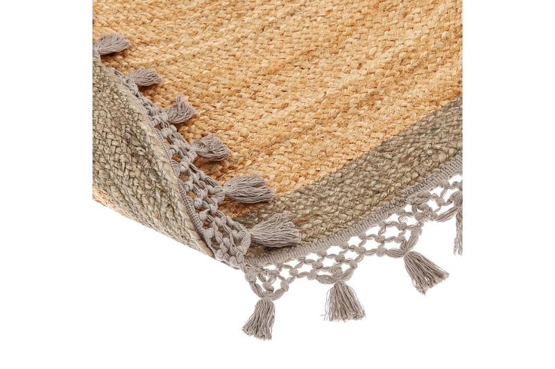 Marts Juteteppe 140 cm Rund - Beige - Tekstiler & tepper - Teppe & matte - Moderne matte - Jutematter & hampematter