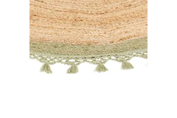 Marts Juteteppe 140 cm Rund - Beige - Tekstiler & tepper - Teppe & matte - Moderne matte - Jutematter & hampematter