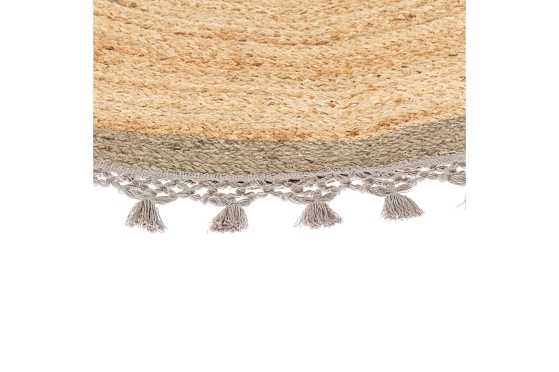 Marts Juteteppe 140 cm Rund - Beige - Tekstiler & tepper - Teppe & matte - Moderne matte - Jutematter & hampematter