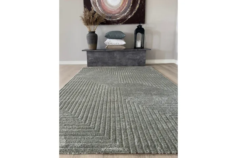 Maskinvevd teppe Bella Modern - 240x340 cm - Tekstiler & tepper - Teppe & matte - Moderne matte - Friezematte