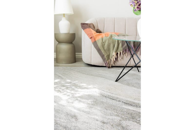 Maskinvevd teppe Bern Beton - 140x200 cm - Tekstiler & tepper - Teppe & matte - Moderne matte - Friezematte