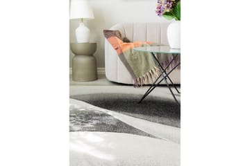 Maskinvevd teppe Brilliance Modern - 200x290 cm, Grå - Tekstiler & tepper - Teppe & matte - Moderne matte - Friezematte